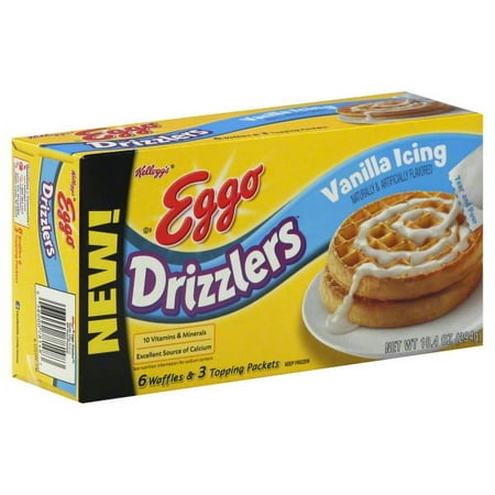 Kelloggs Eggo Drizzlers Waffles, 10.4 oz