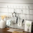 thumbnail image 4 of NOGIS 20 PCS Snap On Hooks Wire Rack Hook Stainless Steel J Shaped Hooks Hanger Clip-on Hooks, Hanging Sink Grid Hook Wire Rack Hook Utility Hooks for Kitchen Bedroom Office (Silver), 4 of 7