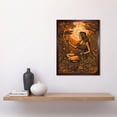 thumbnail image 2 of Harvest Ritual Libations Modern Pagan Illustration Art Print Framed Poster Wall Decor 12x16 inch, 2 of 5