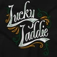 thumbnail image 2 of Irish Lucky Laddie St Patricks Day Men's Big & Tall Graphic Hoodie Brisco Brands 5X, 2 of 4