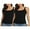 Black2, variant on Charmo Cotton Basic Camisole for Womens Wider Straps Tank Tops with Shelf Bra, 2-packs