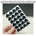 thumbnail image 2 of destyer 24pcs Mounting Corner Stickers Lightweight Self-Adhesive Photo Sticker Waterproof Protect Decor Album Frame DIY Decoration Pure White, 2 of 5