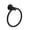 Black, variant on Towel Ring Brushed Nickel, Bath Hand Towel Ring Stainless Steel Round Towel Holder for Bathroom
