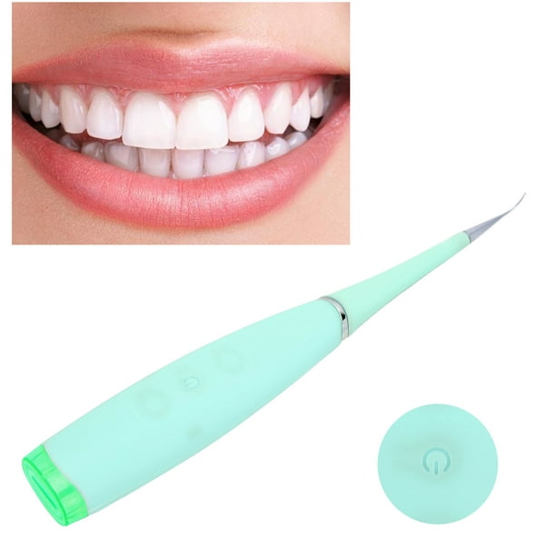 Dissolvant de tartre dentaire électrique, nettoyeur de dents portable Sonic  Tartar Plaque Stain Remover pour kit d'outils de nettoyage des dents, sans  danger pour les enfants adultes (noir) 