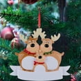 thumbnail image 3 of Árbol De Navidad Personalizado De La Familia De Renos, Alce, Santa, Familia, Ciervo, Vacaciones, Decoración De Invierno, Regalo Tradicional Noticed HA043603-04, 3 of 6
