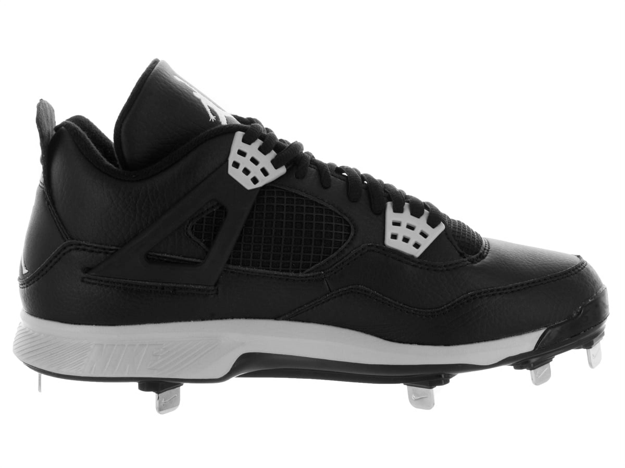 Nike Air Jordan 4 lV Retro Baseball Metal Cleats Black 807710-010 Men's  size 15