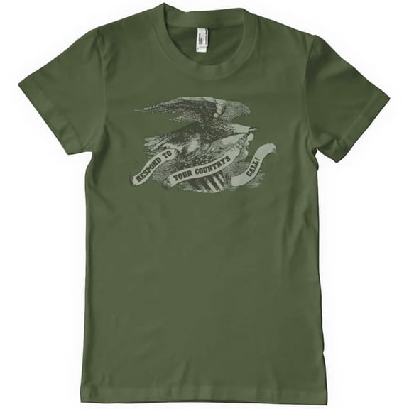 FOX OUTDOOR PRODUCTS Men's Army an American Force T-Shirt |Durable Casual Outdoor Military-Inspired Graphic Tee, Short Sleeve, Olive Drab, Medium