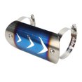 thumbnail image 4 of Motorcycle Exhaust Heat Shield Cover Universal Stainless Steel Protector, 4 of 8