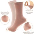 thumbnail image 2 of 3Pairs/5Pairs/6Pairs Thin Crew Socks for Women - Dress Socks - Soft Cotton Socks - Casual Above Ankle Crew Socks, 2 of 5