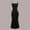 Black, variant on MIANHT Women’S Dresses Fashion Solid Color Cold Shoulder Mid-Length Dress Casual Slim Fit Sleeveless Faux-Wrap Holiday Party Dresses