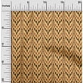 thumbnail image 1 of oneOone Cotton Cambric Fabric Zig Zag Flame Stitch Decor Fabric Printed BTY 56 Inch Wide, 1 of 4