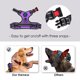 thumbnail image 3 of Arnés para perros PHOEPET, chaleco reflectante ajustable sin tirones, morado, L, 3 of 6