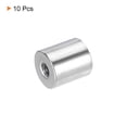thumbnail image 3 of Unique Bargains Round Coupling Nut M10 to M4 Adapter Screw Thread Convert Sleeve Connector Rod Bar Stud Tube Nut Silver 10 Pack, 3 of 4