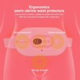 thumbnail image 4 of Cinturón de útero cálido para mujer, cinturón de masaje con calefacción por infrarrojos lejanos, cinturón de palacio cálido para mujer, menstruación, dolor de estómago, alivio del dolor de cintura Xemadio LN-1316, 4 of 6