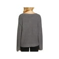 thumbnail image 2 of 1.STATE Womens Textured Pullover Sweater, Grey, X-Small, 2 of 2