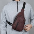 thumbnail image 1 of shyuyusa Simple Sling Chest Bag Compact Design For Outdoor Walking Daily Commute And Small Item Organizing, 1 of 7