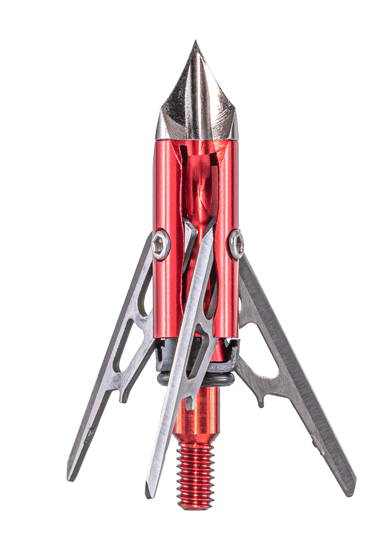 Rage 3-Blade Chisel Tip Slipcam 100 Grain Broadhead, 3 Pack, Steel Blades, Model R60100-3W