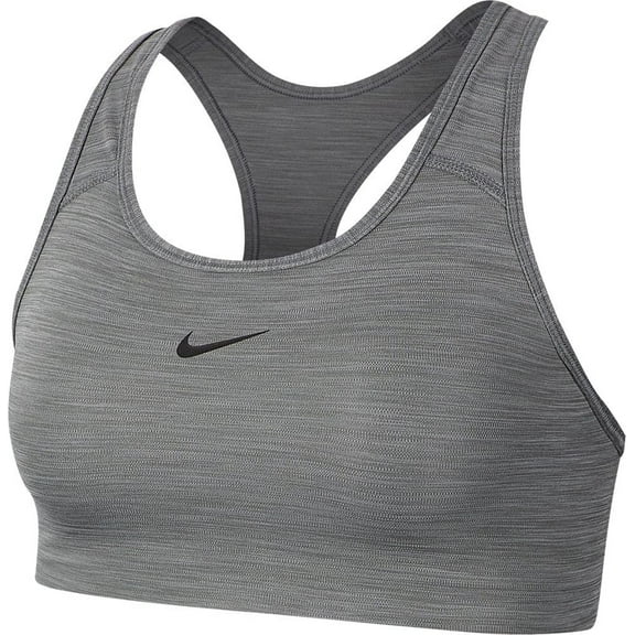 Nike Women's Swoosh Dri Fit Racerback Sports Bra Gray Size Small