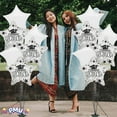 thumbnail image 5 of PMU Graduation Bouquet with (3) 18 Inch Congrats Grad Star & (3) 22 Inch Solid Star Shape White Mylar Balloons Pkg/6, 5 of 8