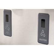 Scotsman HID312A-1 Meridian Nugget Ice & Water Dispenser, 12-Pound Capacity, Stainless Steel, 115-Volts, NSF