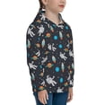 thumbnail image 3 of Daiia Space for Boys Fashion Hoodies & Sweatshirts with Kangaroo Pocket,Hooded Sweatshirt for Kid, Breathable& Moisture Wicking-Small, 3 of 6
