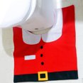 thumbnail image 2 of Juego De Fundas Para El Tanque Del Asiento Del Inodoro Alfombra antideslizante de 3 uds., conjunto de decoraciones navideñas para el baño, recuerdo de fiesta, 2 of 8