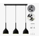 thumbnail image 1 of Lámpara Colgante Moderna Candelabro 3 Cabezas Alt. Ajustable, 1 of 4