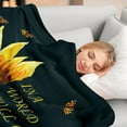 thumbnail image 3 of Christmas Sunflower Gifts for Women, Inspirational Gifts Sunflower Blanket, Xmas Birthday Gifts for Teen Girls, Cute Sunshine Gifts, Sunflower Throw Blanket 50x60, Get Well Soon Gifts for Women, 3 of 6