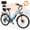 Blue, variant on ESKUTE C200D Electric Bike for Adults – 1300W Peak Motor, 28MPH Step-Thru Ebike, 840Wh Removable Battery , Up to 70 Miles, 26" Tires, 7-Speed Black with Phonebag & Lock, UL2849