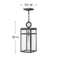 thumbnail image 4 of Hinkley Lighting - Porter - 1 Light Medium Outdoor Hanging Lantern in, 4 of 7