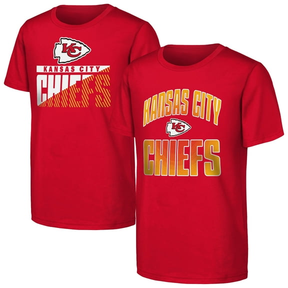 Youth Outerstuff Red Kansas City Chiefs Never Quit 2-Pack T-Shirt Set