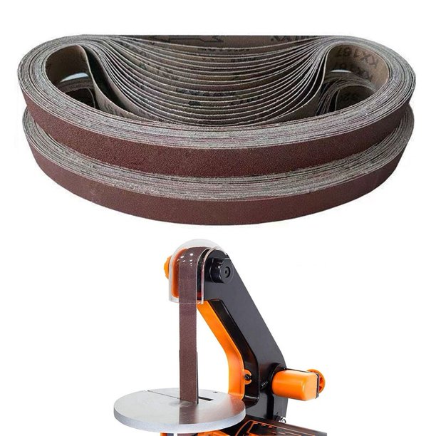 Lot De 36 Bandes De Ponçage 1x30 Pouces - Grains 60 80 120 150 240 400 - Pour Ponceuse à Bande