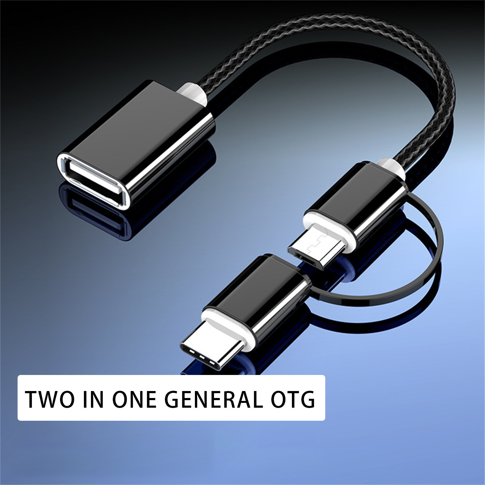 OTG USB 3.0 Female To USB-C Male Adapter – Aluminum Alloy – Fast Charging – 4 Colors