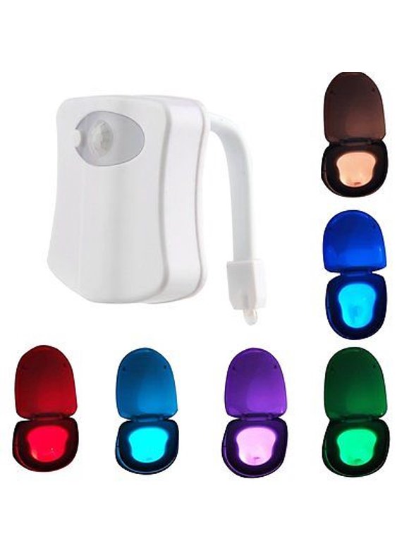 Toilet Bowl Lights in Night Lights