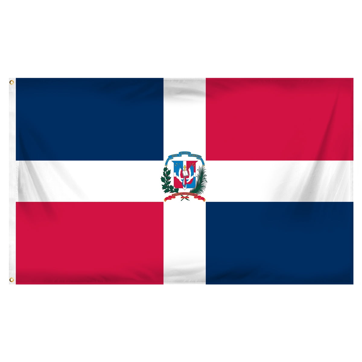 Dominican Republic 3ft X 5ft Printed Polyester Flag