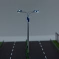 thumbnail image 3 of Miangastore Miniature Street Light White Metal 2Pcs 5.9X2.5X0.08In, 3 of 9