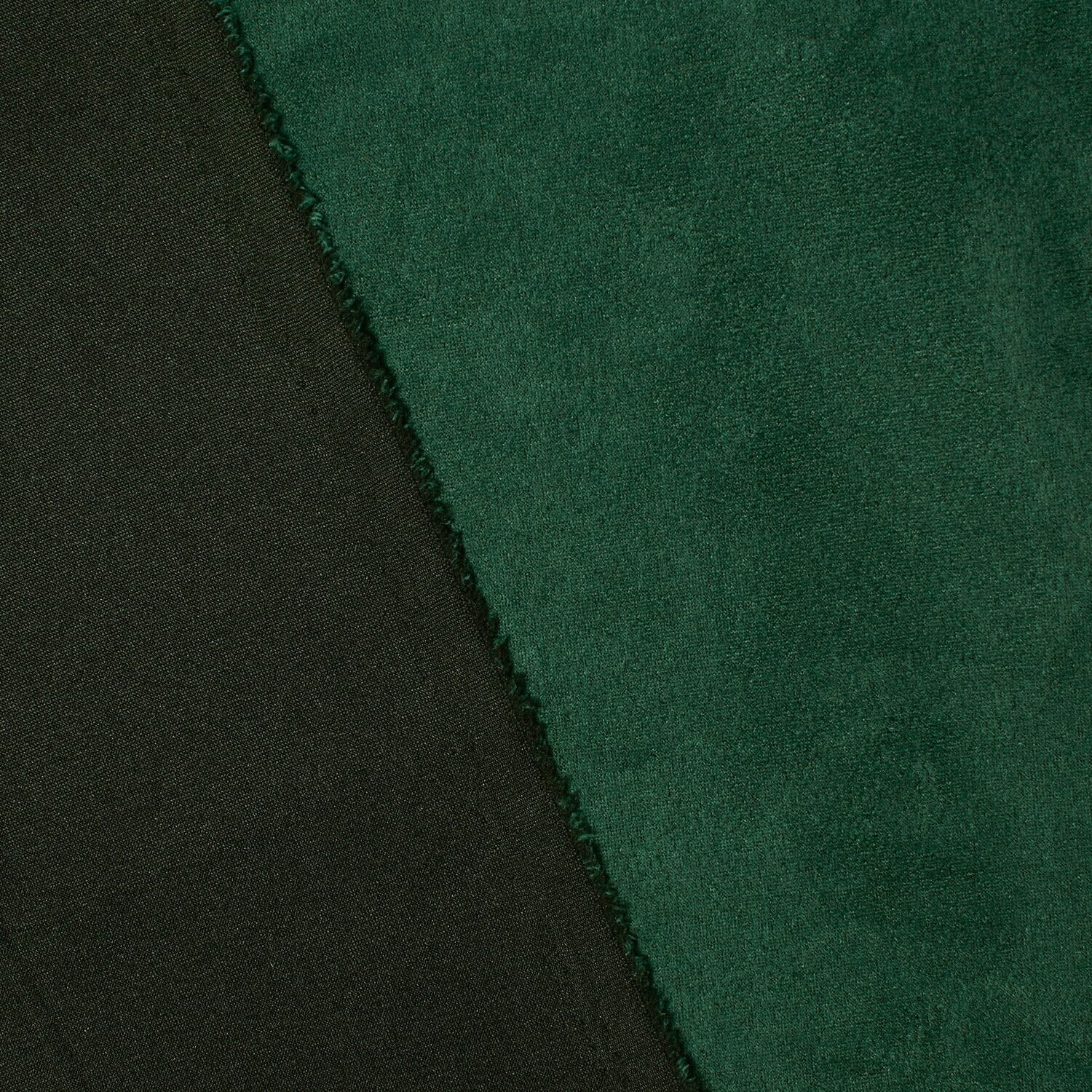 Suede Scuba Double Knit Faux Leather Polyester 60" Fabric By The Yard - Hunter Green (1 Yard)