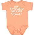 thumbnail image 3 of Inktastic Baby Even Miracles Take a Little Time Boys or Girls Baby Bodysuit, 3 of 5