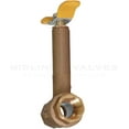 thumbnail image 2 of Midline Valve 47556 Premium Brass Ball Valve, Long Bonnet with T-Handle, with 3/4 in. FIP Connections, 2 of 5