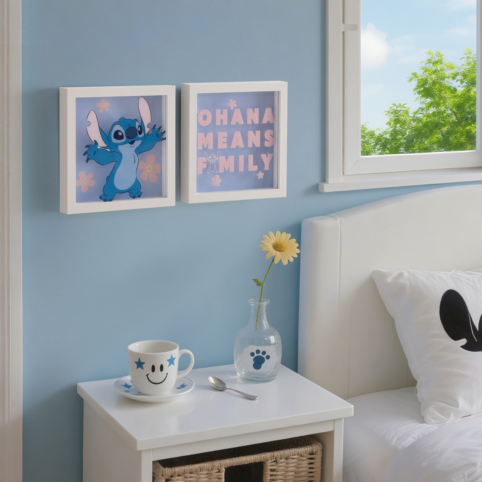 Stitch Wall Décor for Kids Room, 2-Pack