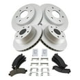 thumbnail image 2 of TRQ Ceramic Brake Pad & Coated Rotor Front & Rear Kit w/Fluids for Chevy Express BKA23059 Fits select: 2002-2006 CHEVROLET TAHOE, 2002-2006 CHEVROLET SUBURBAN, 2 of 6