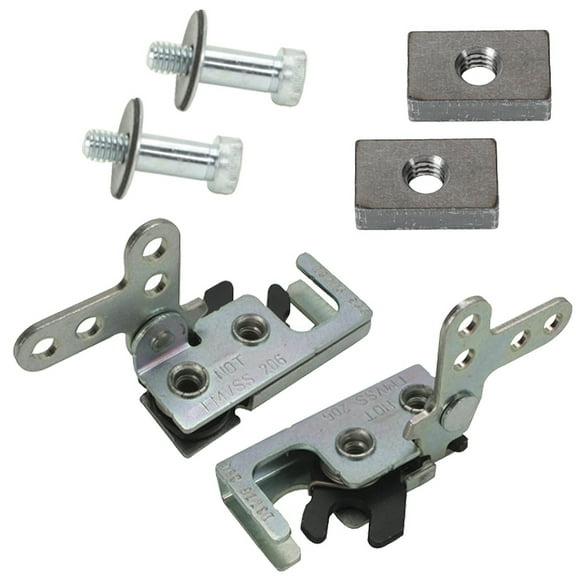 Universal Mini Bear Jaw Car Door Latch Kit for Hot & Street Rods, Rod & Cable Release Compatible, Ideal for Ford Model A & T, Supports Shaved & Suicide Doors, Ensures Safety & Reliability