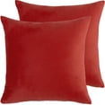 thumbnail image 2 of Fundas de almohada decorativas Herayli Velvet Soft, 46 x 46 cm, paquete de 2, 2 of 6
