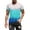 Blue, variant on Summer Graphic T-Shirts for Men Fashion 3D Printing Pattern Tops Short Sleeve Round Neck Blouse Blue