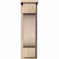 thumbnail image 2 of 7 1/2"W x 10"D x 26"H Newport Smooth Corbel w/Backplate, Douglas Fir, 2 of 9