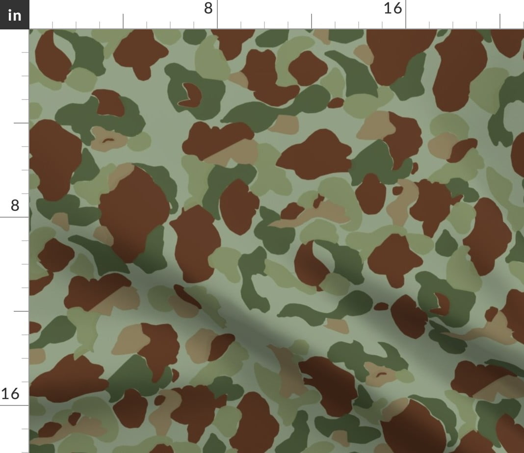 Wwii Wwii Marine Corps Camouflage Wwii Camo Fabric Printed by