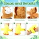 thumbnail image 3 of Brazaletes Gemscream con forma de animal de peluche para niños, paquete de 6 unidades, 20 cm, 3 of 6