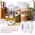 thumbnail image 4 of sixwipe 2 Rolls 1000 Pcs Removable Food Stickers, 1 x 2 Inch Food Freezer Lables Reminder Food Storage Labels Prep Canning Labels for Jars, Pantry and Meal Containers, 4 of 7