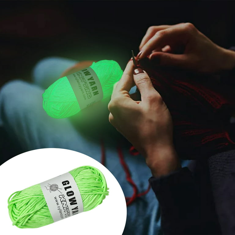 1 Pc Glow In The Dark Yard Perfect Knitting Supplies For Beginners