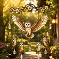 thumbnail image 2 of Hummingbird Wind Chime Decor,Vintage Humming Bird Windchime,Stained Glass Crystal Sun Catcher Hummingbird Wind Chimes for Outside Garden Yard Patio Decorations, 2 of 6